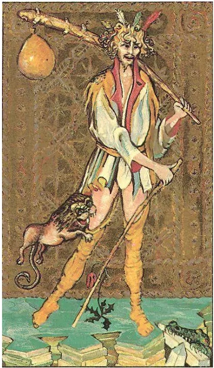 il matto, medieval scapini tarot, Luigi Scapini